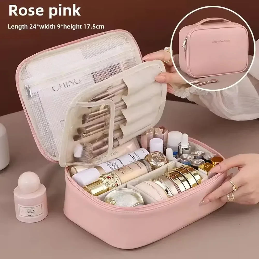 Double Layer Cosmetic Bag