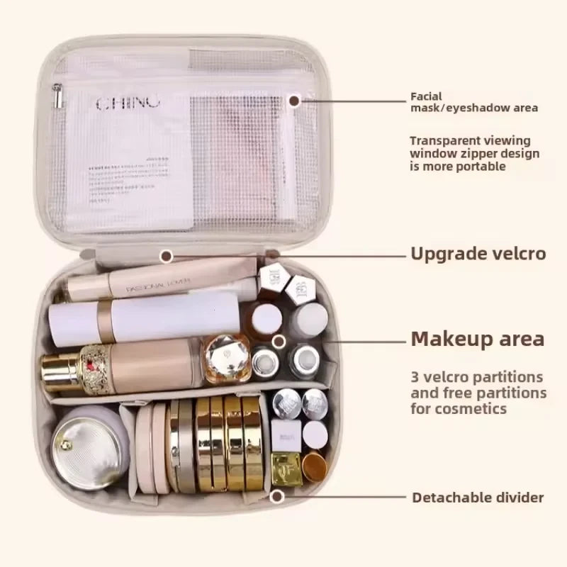 Double Layer Cosmetic Bag