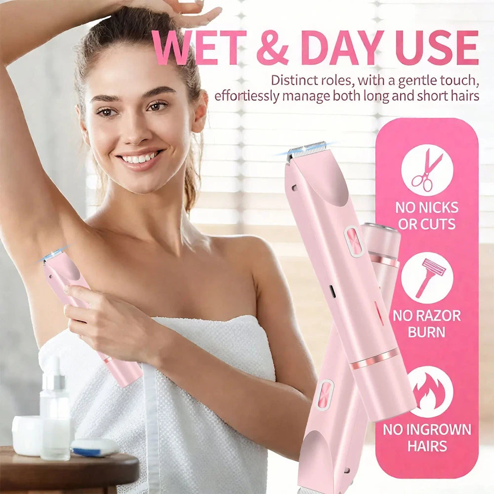 2-in-1 Electric Epilator Shaver