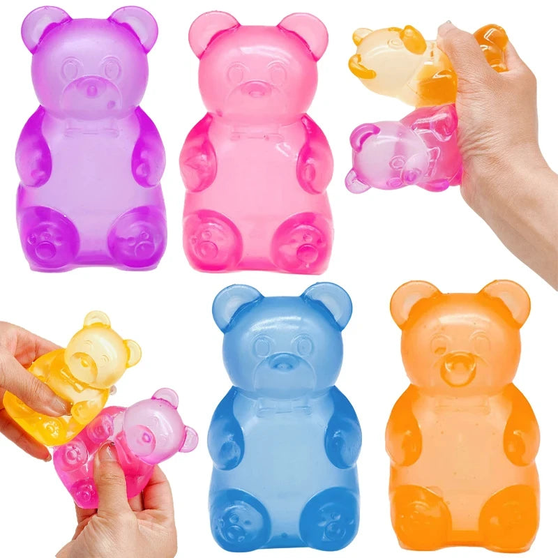 Cute Bear Nee Doh Maltose Squishy Toy Dough Colorful Sensory Toy
